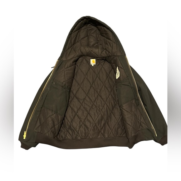 Carhartt men black jacket medium size, gently used - Picture 5 of 15